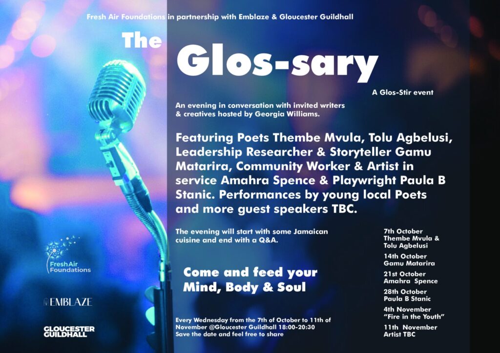 The Glos-sary flyer