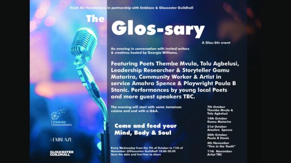 The Glos-sary flyer